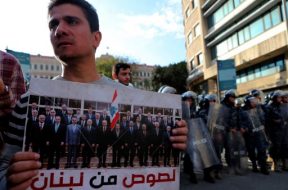 LEBANON-POLITICS-DEMONSTRATION-TAXES