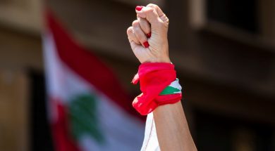 An-anti-government-protester-during-ongoing-protests-in-front-of-the-Ministry-of-Economy-in-downtown-Beirut-Lebanon-May-18-2020.-AP-Photo-Hassan-Ammar-1280×640