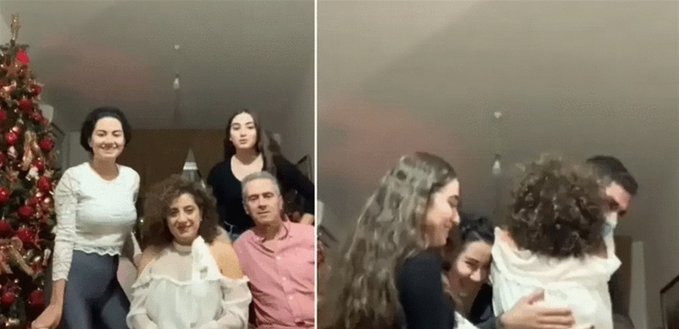 وسط «دموع الفرح».. تفاعل كبير مع فيديو لمغترب يصدم والديه بزيارته المفاجئة الى لبنان