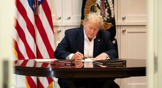 الرسالة «السرية» من ترامب الى بايدن..