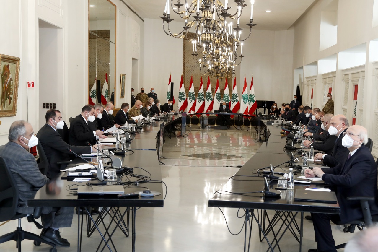 اليكم مقررات الأعلى للدفاع بعد اجتماعه في القصر الجمهوري