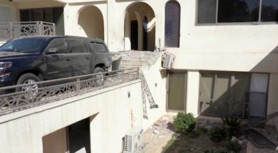 Destruction at Iraqi PM residence following drone attack, in Baghdad