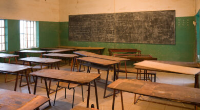 Classroom of the Armitage Senior Secondary School/The Gambia