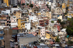 A general view shows buildings in Beirut
