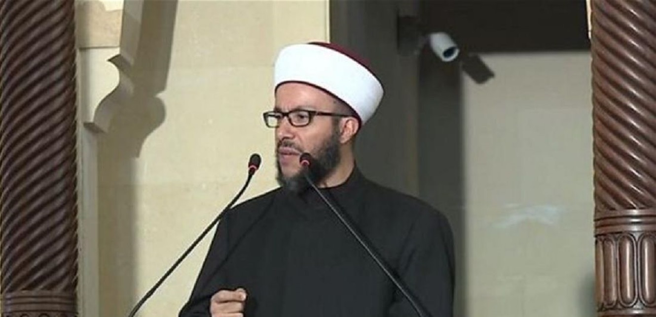 أمين الفتوى في خطبة الأضحى: الوحدة بين اللبنانيين هي الاساس وتجعلنا محصنين أمام العدو