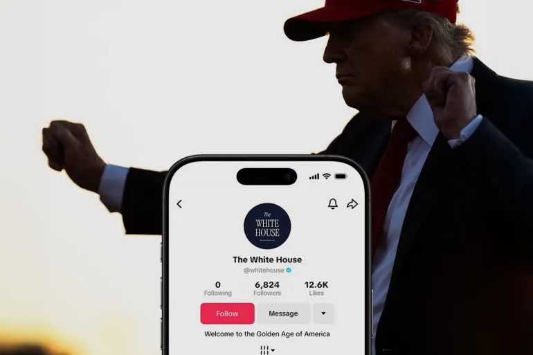 البيت الأبيض يطلق حسابه على تيك توك قبل انتهاء مهلة بيع التطبيق