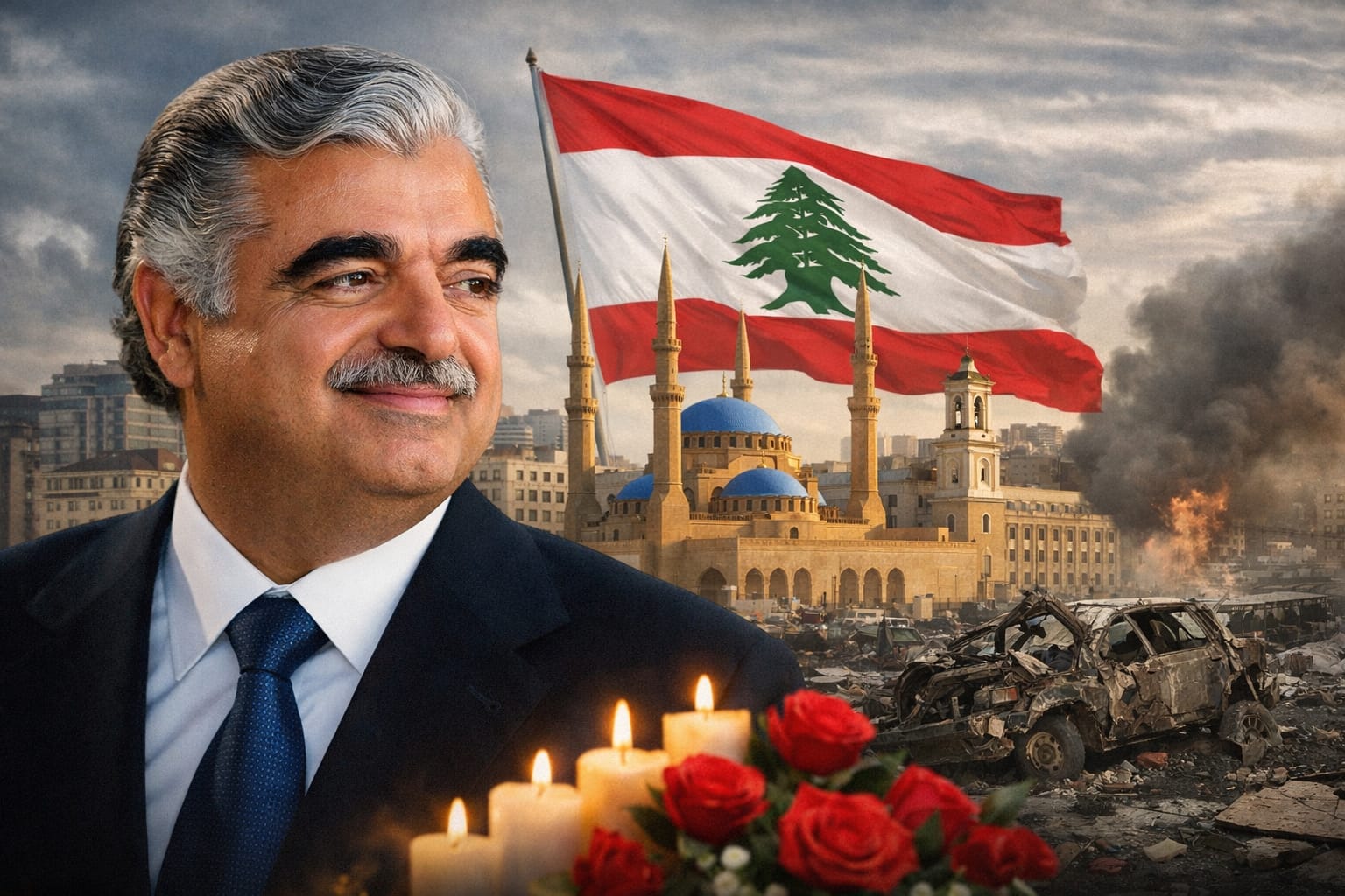 رفيق الحريري: أزهرت دماؤك.. أزهرت!